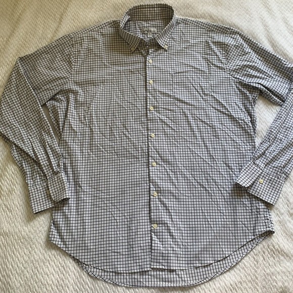 Peter Millar Checkered Button Down Shirt - Picture 1 of 7